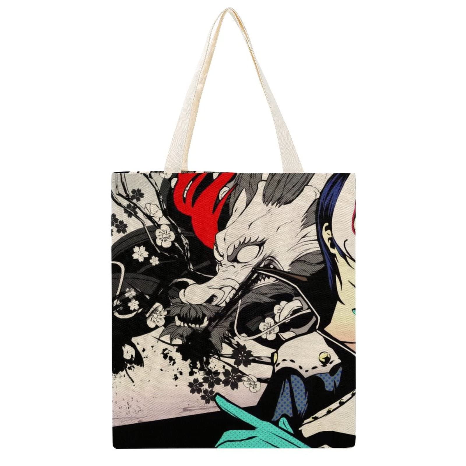 【未開封激レア】ペルソナ5 トートバッグ Amazon.co.jp: ペルソナ5シンプル トートバッグ 大きめ 肩掛け 多機能